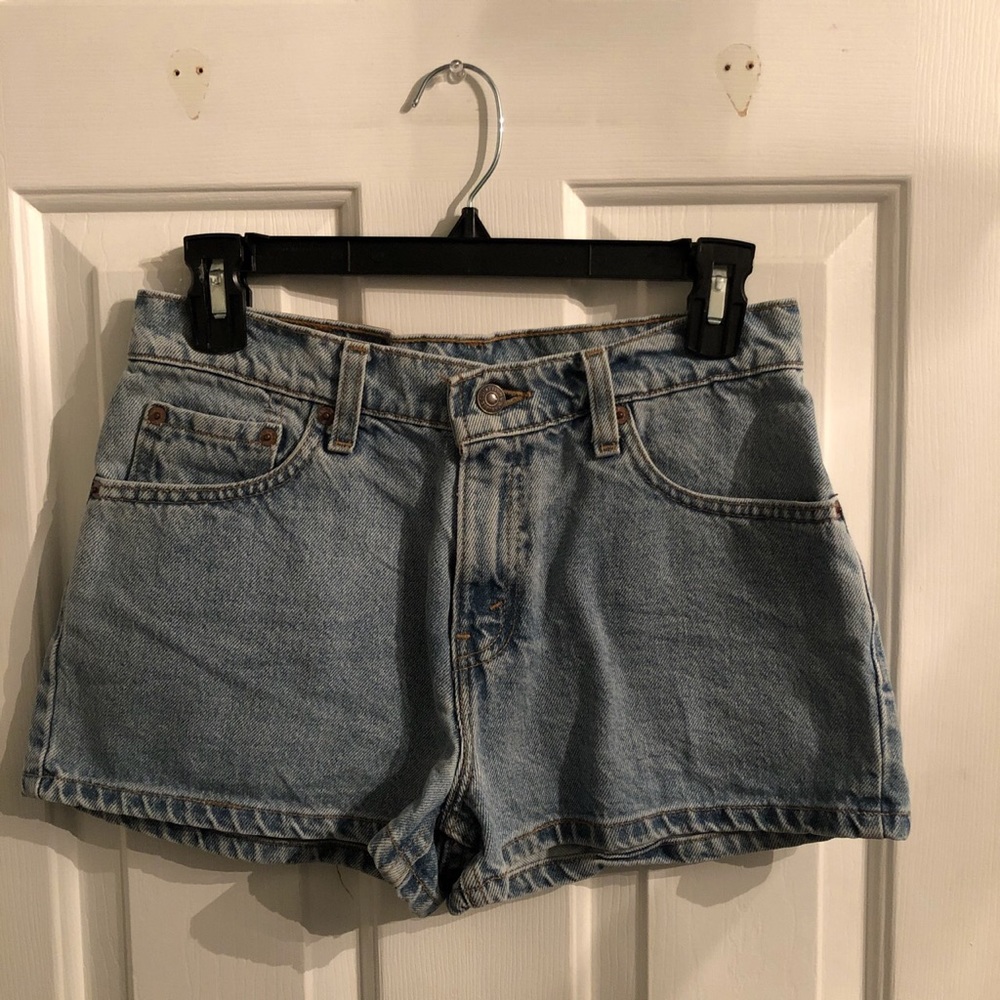 Worn vintage Levi’s shorts